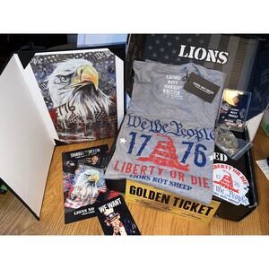 LIONS‎ NOT SHEEP BLACK BOX #4 LIMITED EDITION SIZE XL